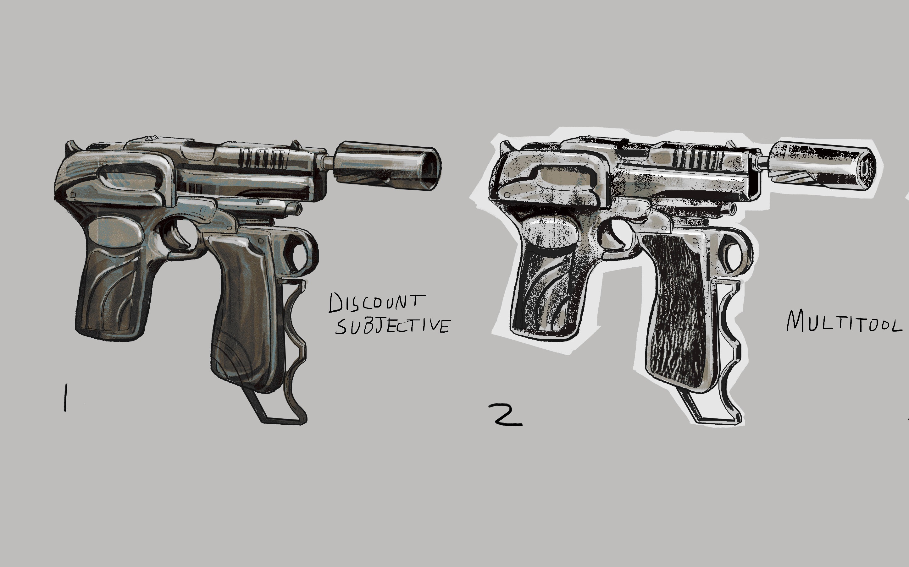 ZERO PARADES gun route artwork